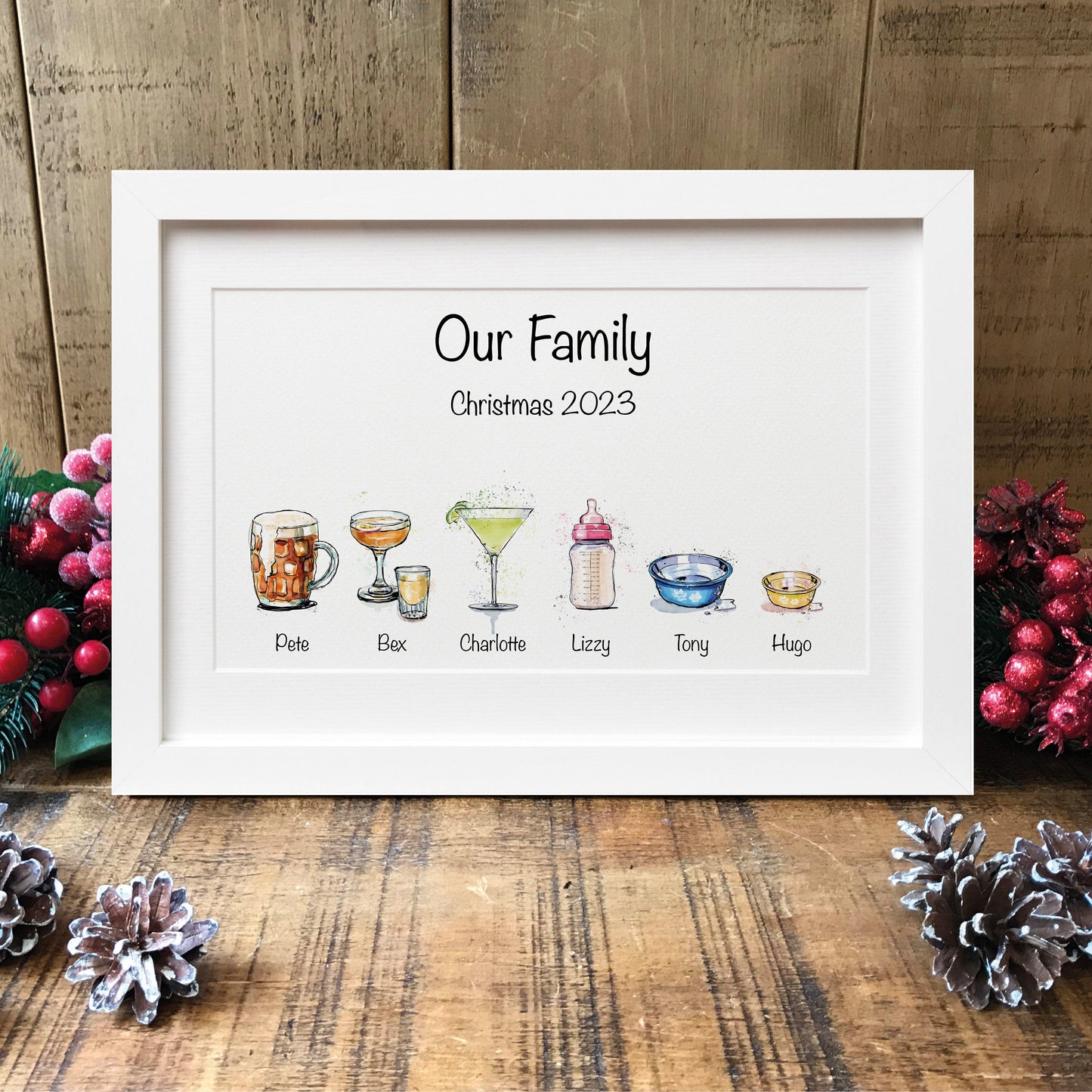 Family of Drinks Prints