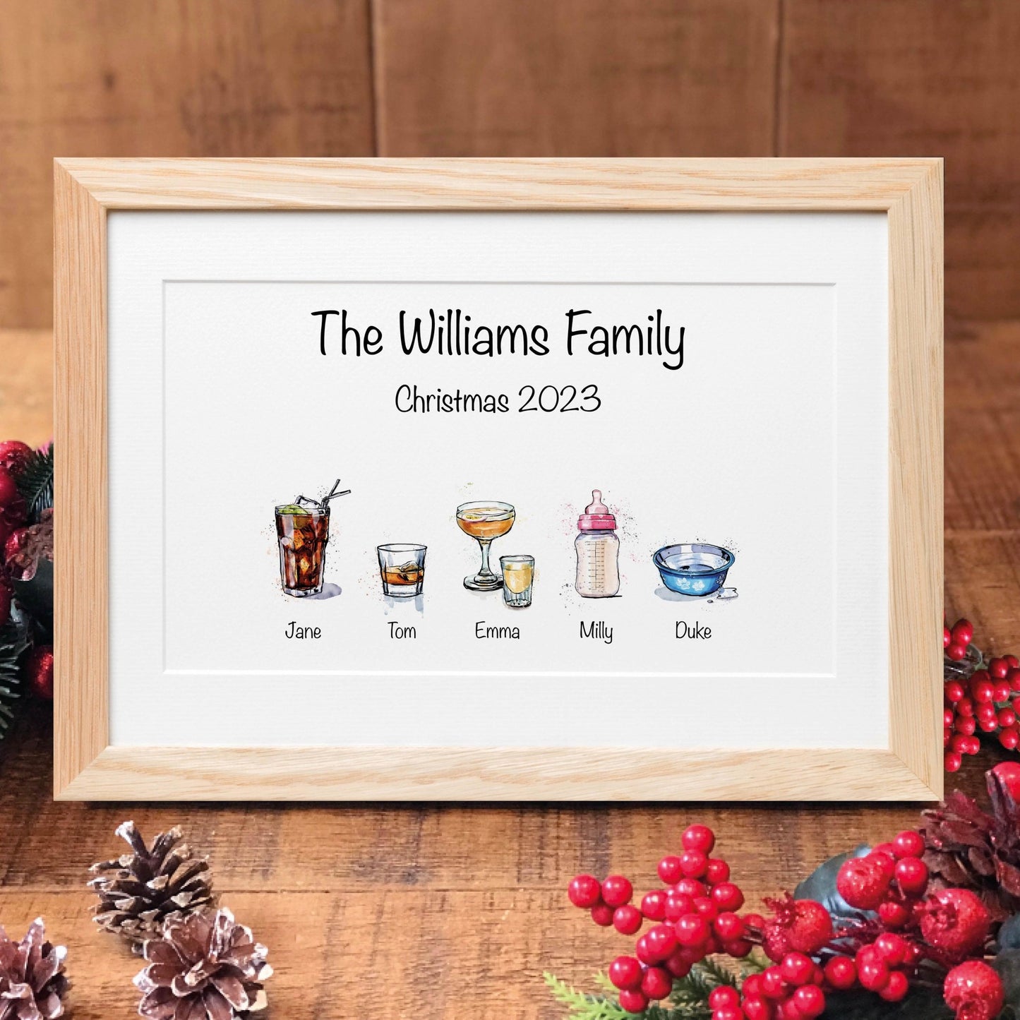 Family of Drinks Prints - memorology