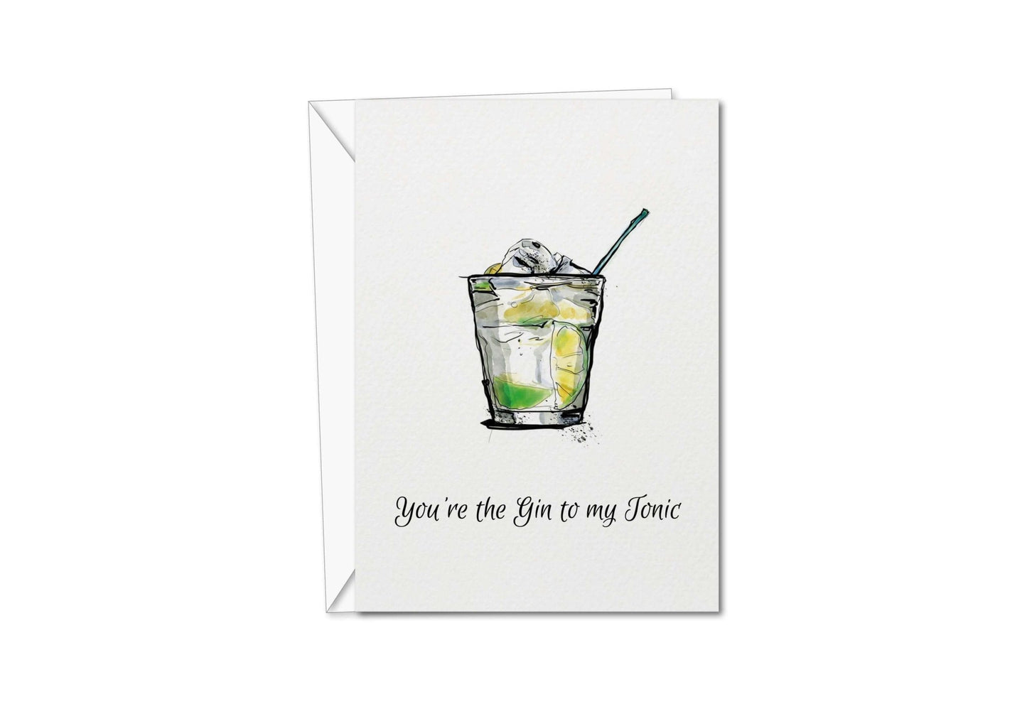 Gin to my Tonic Valentines Day Card - memorology