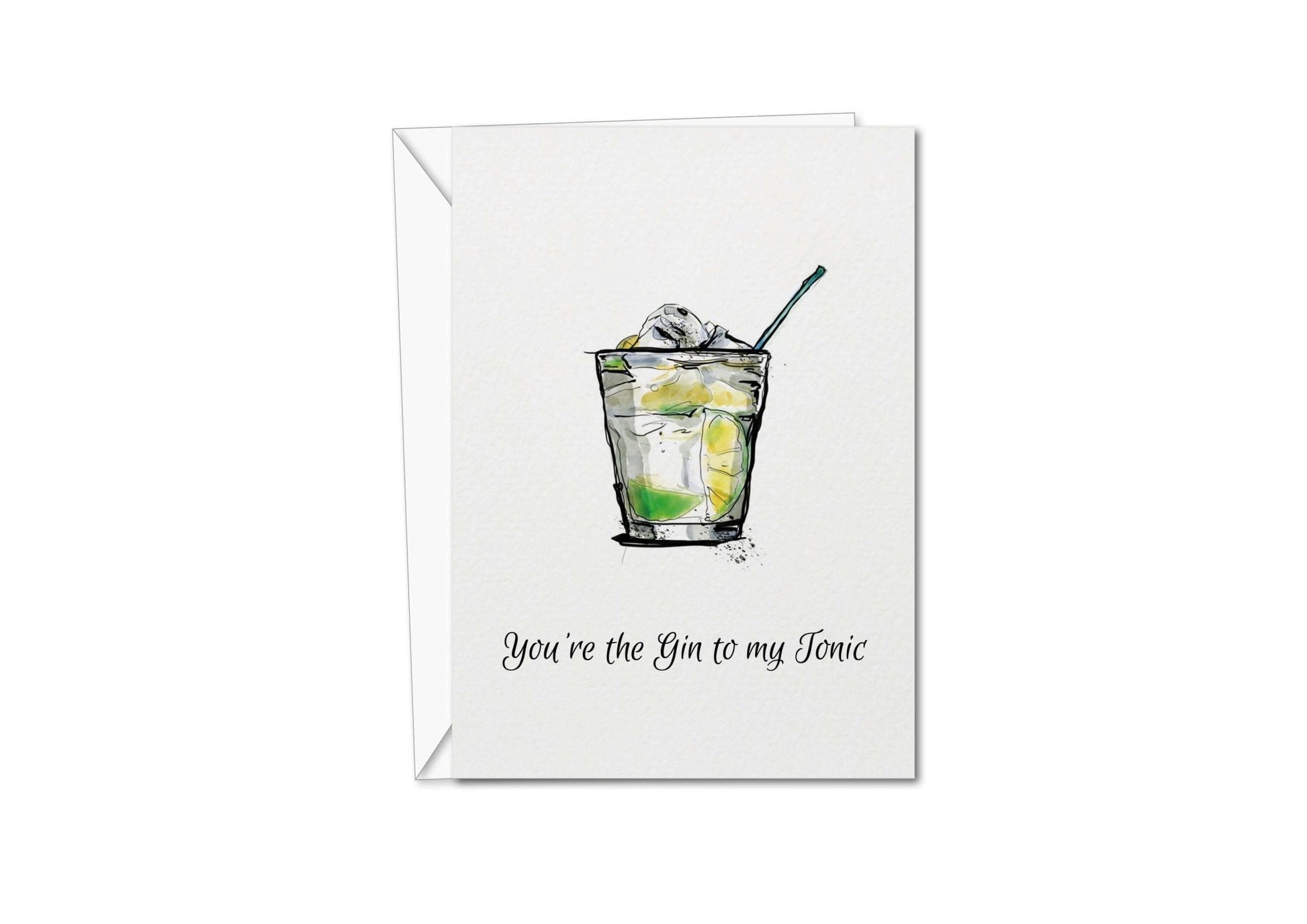 Gin to my Tonic Valentines Day Card - memorology