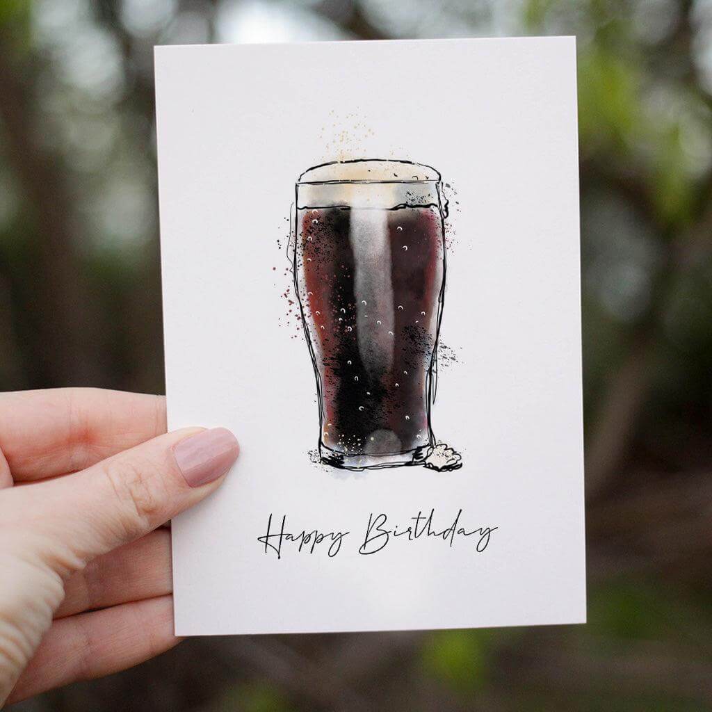 Guinness birthday card - memorology