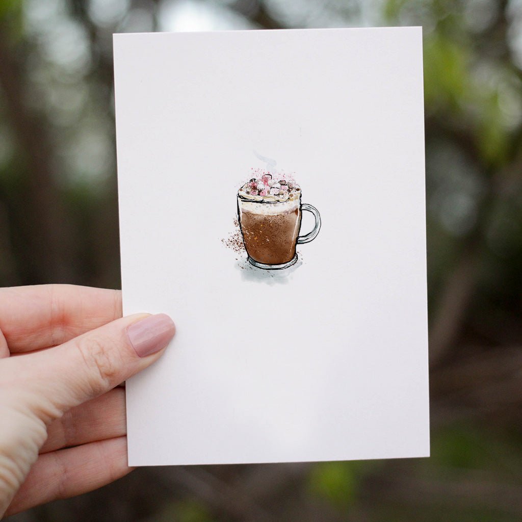 Hot Chocolate Christmas Card - memorology