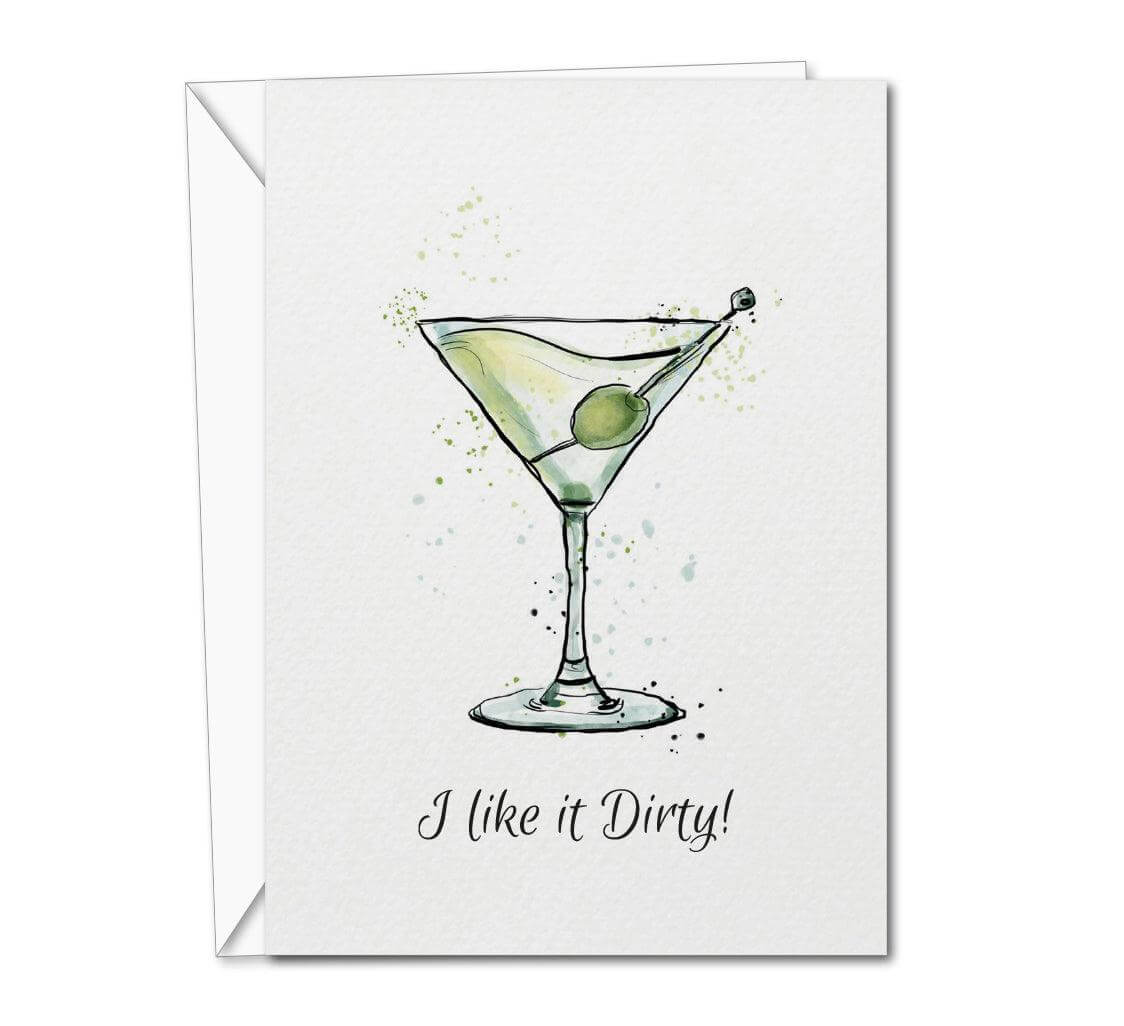 I Like it Dirty! Valentines Day Card - memorology