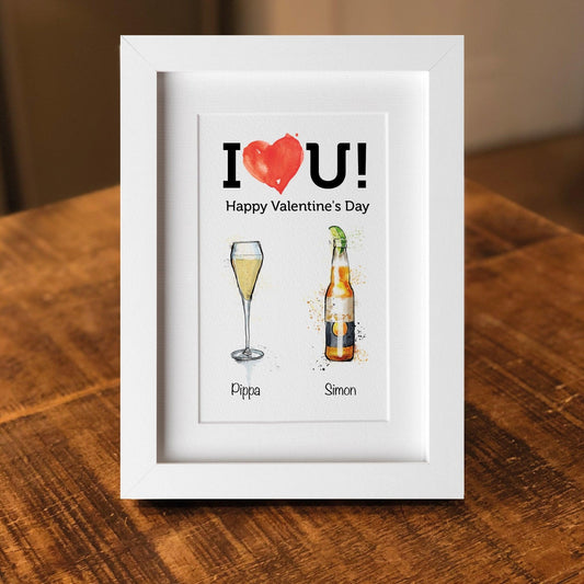 I Love You Valentine's Day Print - memorology