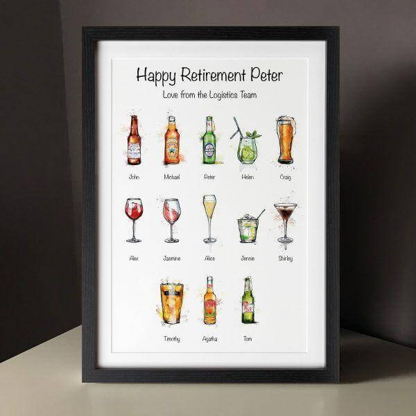 Larger Family of Drinks Prints - memorology