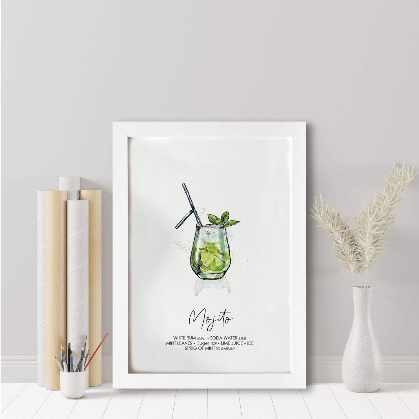 Mojito cocktail recipe print - memorology