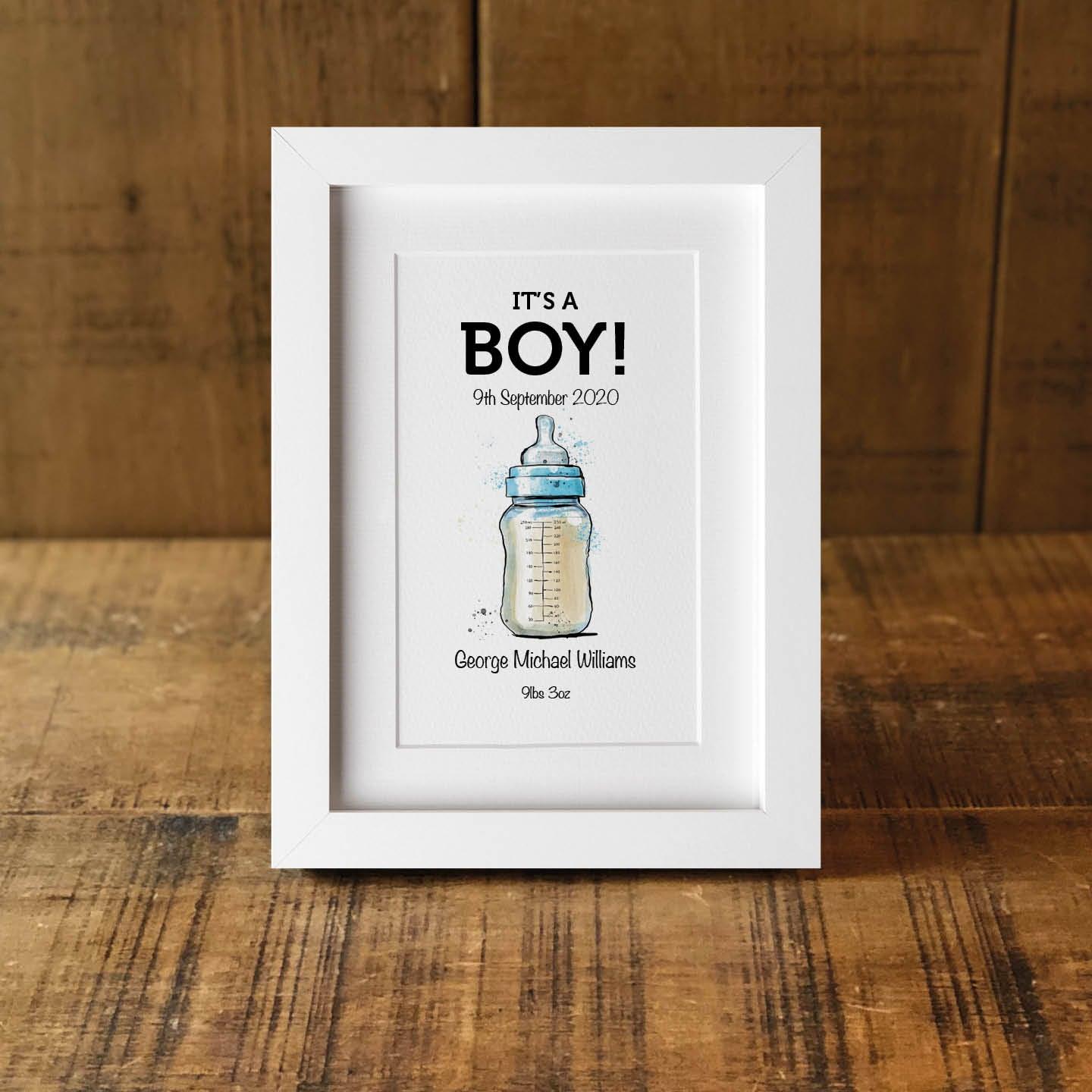 New Baby Drinks Print - memorology