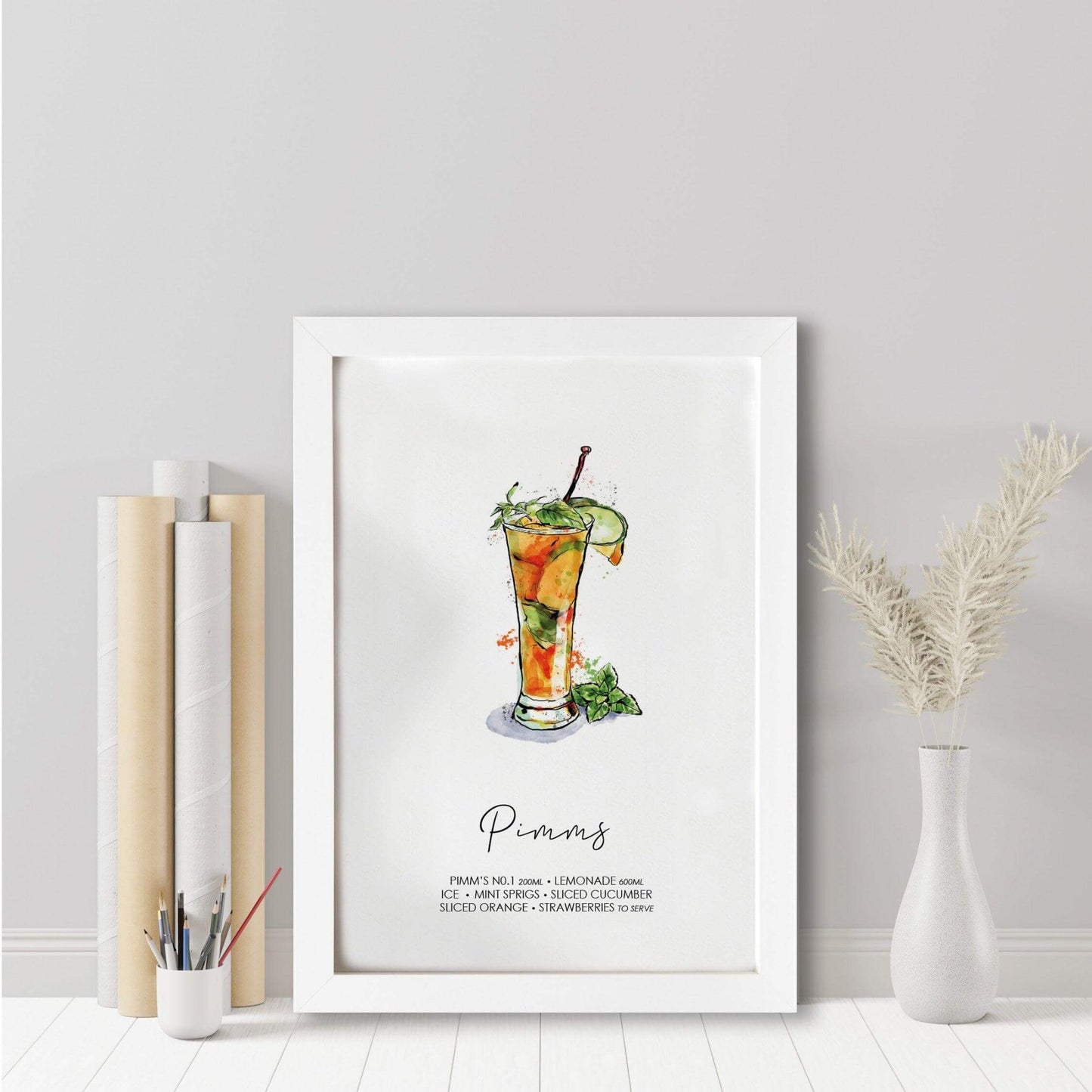 Pimms cocktail recipe print - memorology