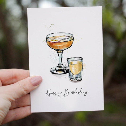 Pornstar Martini birthday card - memorology