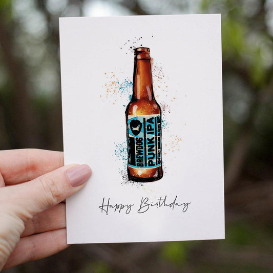 Brewdog Punk IPA birthday card