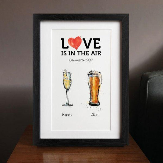 Love is in the air print